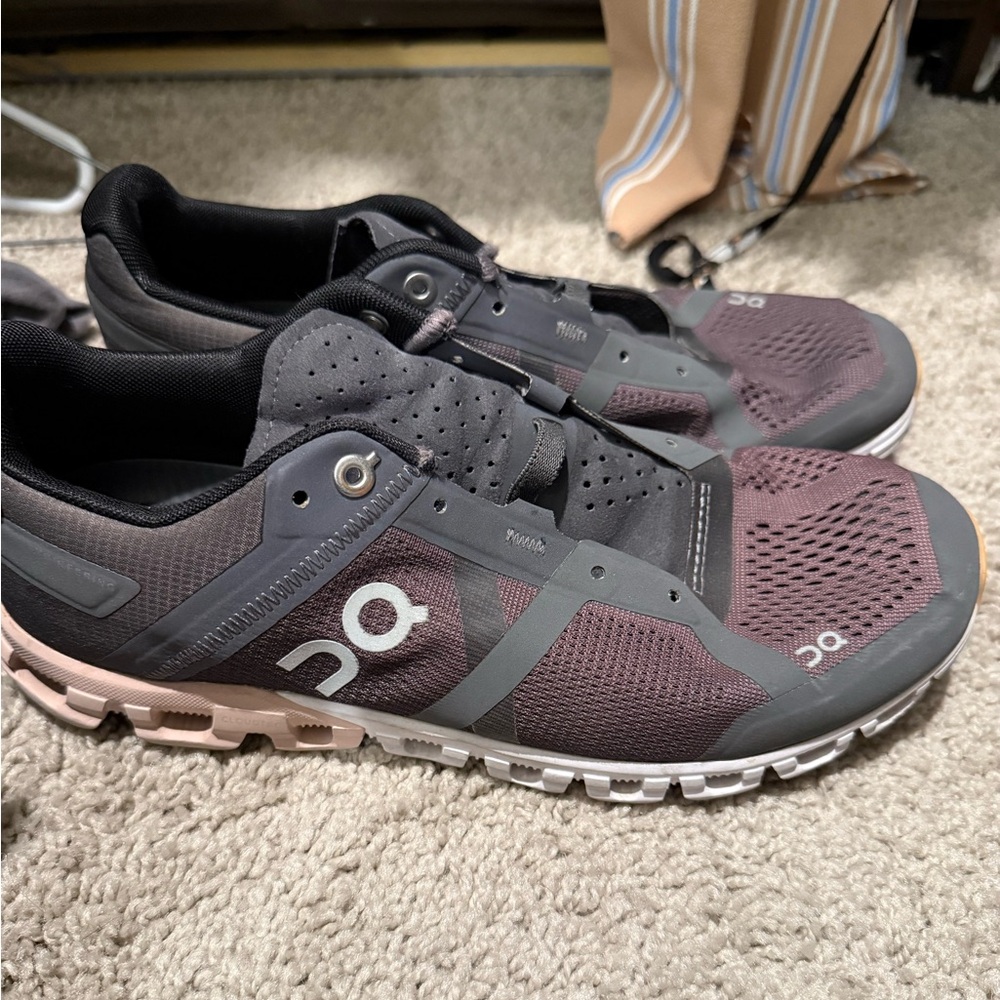 On Running grey and Pink Athletic Shoes